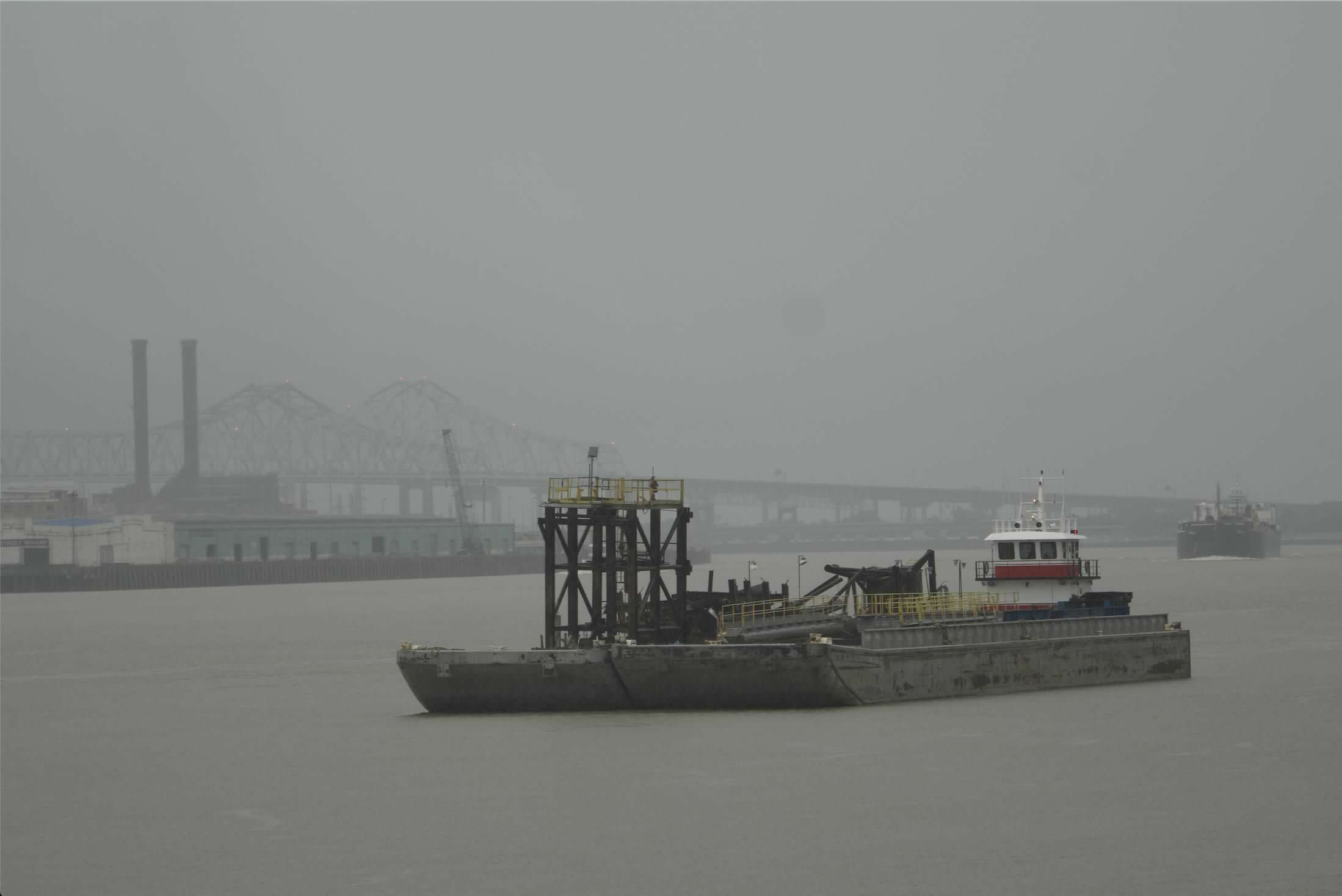 Barge tow on the Mississippi River